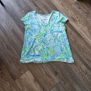 Lilly Pulitzer Etta tee XL